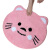 Mimi cat mat cartoon doormat bathroom non slip mat bedroom bathroom toilet foot pad pink 45 * 55