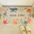 Bright horse enters the door, silk ring mat, customized cute pet family foot pad enters the hall, the porch rubs the soil, non slipdoormat roams 45 * 75cm under the sea