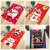 Yongyang carpet entrance doormat bedroom living room carptenon slip red Fortune Cat happy water absorption, dry and dirty mat kitchen entrance mat access safety horizontal plate 50 * 80cm