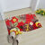 Rong Hui's doormat, doormat, entrance hall, foot padbedroom, toilet door, water absorption, non slip floor mat, rich peony, 43 * 68cm