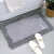 Comfort series of doormat doormat doormat doormat of cotton chenille bathroom in Dajiang - dark grey 40x60cm