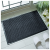 PVC double stripe composite floor mat non slipfoot pad rub earth mat into the door carpet hall porch carpet entrance outdoor double stripe (gray) can be cut, 1.6m wide x 1m long