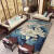 Double manufacturer of cattle, direct sales, package and mail, imported New Zealand hand-made pure wool, blue classic lotus living room, bedroom tea table, carpet, support to customize 1 high-quality acrylic fiber, 2m × 3M