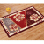 Dingzan acrylic silk kitchen absorbent non slip floor mat set long bar bathroom foot pad into the door doormat bedside floating window carpet wine red 50x80cm