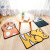 Dajiang short pile slow rebound cartoon cat's paw shape absorbent foot pad household bedroom bathroom door non slip mat with small claws - stone 50 * 80cm