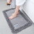 Comfort series of doormat doormat doormat doormat of cotton chenille bathroom in Dajiang - dark grey 40x60cm