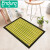 [limited time and second kill] indaro thick entrance hall, porch, bedroom kitchen, toilet, water absorption, non slip, suede floor mat, household vacuum, thick, widened, fluorescent green, 40cmx60cm