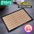 [limited time and second kill] indaro thick entrance hall, porch, bedroom kitchen, toilet, water absorption, non slip, suede floor mat, household vacuum, thick, widened, fluorescent green, 40cmx60cm