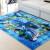 3D living room tea table children bedroom bedside floor mat doormat entrance hall non slip bathroom rectangle foot pad dolphin 60 * 90cm