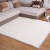 Plush carpet living room household bedroom bedside full of lovely room white imitation wool floating window mat Princess powder children rectangle simple machine washable white 60 * 60cm square