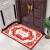 Yalanou custom floor mat doormat for entering home, foot pad, non slip hall, porch, corridor, living room, door, machine washable floor mat 856 red 140 * 200cm