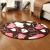 Lovely round carpet living room yoga mat, basket, swivel chair, stool, computer chair mat, bedroom, lovely bedside blanket, love diameter: 120cm