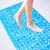 European standard eco friendly plastic transparent bathroom non slip mat shower room bathroom bath massage with suction cup bathroom floor mat parcel post bathroom mat light blue 40cm * 70cm