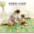 Thick children foam floor mat, living room floor, cool floor mat, Bedroom baby baby playing fruit fruit letter + animal world 2 m *1.8 m *2CM