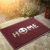 Large room door, dust door, large hall, rectangle door, doormat, door, dark red smile face 60 * 90cm