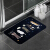 Bath mat bathroom non slip mat doormat household carpet bathroom mat kitchen mat foot pad black 50 * 80cm