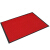 Qiang Di non slip mat outdoor rub soil doormat go to sand pad to enter the door into the door doormat doorstripe waterproof pad suede PVC bottom big red striped wordless 60 * 90cm