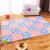 Ming De foam cushion jigsaw pad powder, blue sun flower yellow, pink circus EVA floor baby baby crawl mat 60 patches 30 splicing blue sun 60*60*1cm (1 pieces)