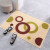 Door mat shop doormat carpet welcome mat floor mat mat household aesthetic series happy circle 80x120cm (Gateway Hall)