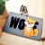 Dajiang doormat entrance bathroom non slip mat toilet floor mat foyer bathroom entrance household water absorption foot pad woof 50x80cm