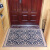 Huiduo floor mat foyer porch bathroom doormat kitchen water absorption non slip mat foot pad pattern coffee 100 * 150cm