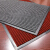 Lautee wear-resistant composite stripe dust removal non slip floor pad into doormat, wine red 80 * 120cm pressing four sides