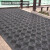 Outdoor three in one mat splicing dust removal non slip plastic doormat outdoor commercial hotel entrance non slip custom foot pad F type ash three brush 120 * 180cm