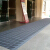 Outdoor non slip floor mat outside the gate of the hotel doormat foot pad plastic foot pad shopping mall hall commercial outdoor step splicing dust mat single brush gray 120cmx180cm