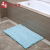 Come and go thick chenille mat doormat custom toilet bathroom mat foot pad sub kitchen water absorbent long strip non slip mat bedroom door bedside mat machine wash water blue light blue 60 * 90