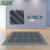 Outdoor three in one floor mat three grass tips hollow out plastic two in one non slip step dust removal floor mats three grass tips gray one square price