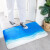 Xintengfei's personality simple floor mat doormat bathroom kitchen toilet doormat water absorbing foot pad household non slip pad jinlanzhiqi 50 * 80cm