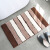 Door to door bathroom kitchen bedroom foyer mats household mat toilet toilet mat washroom absorbent mat dirt resistant non slip mat Nordic stripe MoCA 50x80cm (bathroom water absorption)