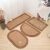 Green pine floor mat household embroidery doormat bathroom kitchen absorbent non slip mat bedroom living room foot pad household dark brown paste cloth embroidery TPR 45 * 120cm square [kitchen strip]