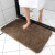 Huiduo floor mat fine fiber floor mat doormat foot pad bathroom non slip pad machine washable toilet U-pad simple coffee 50 * 50 + 50 * 80cm [2-piece set]