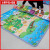 Large size children's room cartoon foam floor mat Bedroom puzzle Carpet Carpet floor paving plastic sponge cushion fruit letter + Animal Kingdom 3 meters long * 1.8 meters wide and thick