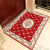 Doormat doormat doorstep doormat simple modern household water absorbent non slipfoot pad custom-made rich flowers blooming [wine red] 160 * 230 [send to doormat]