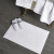 Floor mats cotton soft non slip floor towel white 50 * 80cm 50 * 80cm cotton floor towel