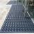 Outdoor non slip floor mat outside the gate of the hotel doormat foot pad plastic foot pad shopping mall hall commercial outdoor step splicing dust mat single brush gray 120cmx180cm