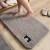 Doormat doormat footpad doorstep thick wool bathroom absorbent mat bedroom bathroom waterproof mat lava ash 50cmx60cm