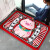 New year's Eve cartoon cute entry door doordoordoordoordoordoordoordoormat floor mat computer desk foot pad household mat bathroom bathroom bathroom water absorption non slip mat pet mat everything goes smoothly 60x90cm (suitable for entrance)