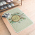 Little brown bear's house doormat, porch, entrance and exit, foot pad, foot pad, doormat, doormat, lovely rabbit [silk circle] 45 * 75