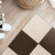 Mrs. Ma's puzzle stair floor mat stitching tatami mat mat floor mat doormat bedroom non slip cushion baby creeping mat glue free self-adhesive luminous four leaf coffee (single price) 80x80cm