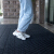 Doormat non slip dusting commercial mat splicing plastic outdoor hotel company step rubbing foot pad two in one gray 75cm * 120cm