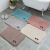 Floor mat doormat doormat foot pad bathroom non slip mat door thick hair bathroom absorbent carpet bedroom kitchen door mat chestnut brown 50 * 60cm