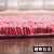 Chenille love doormat doormat bathroom toilet water absorption non slip mat wedding mat Pink 50 * 60