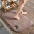 Floor mat doormat doormat foot pad bathroom non slip mat door thick hair bathroom absorbent carpet bedroom kitchen door mat chestnut brown 50 * 60cm