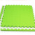 Ming De foam mattress double-sided Thick leaf stripes children's floor mat Non-Slip baby crawl pad jigsaw baby pad dance room gym, kindergarten mattress 6060 green (1 piece price) 60*60*1.2cm