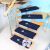 Mrs. Ma's luminous stair mat with non slip solid wood indoor household kindergarten revolving dormitory dormitory stepping non slip mat protective mat stepping mat coffee clover 55 * 22 * 4.5cm (single folded price)