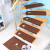 Mrs. Ma's luminous stair mat with non slip solid wood indoor household kindergarten revolving dormitory dormitory stepping non slip mat protective mat stepping mat coffee clover 55 * 22 * 4.5cm (single folded price)