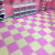 [40 pieces] foam floor mat jigsaw 60x60Thick floor pads, baby crawls, crawling pads, pink + purple 60*60*2.0 [4 films]